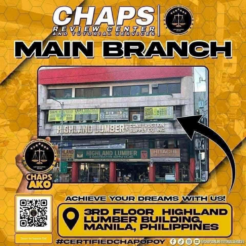 CHAPS Manila Main Branch